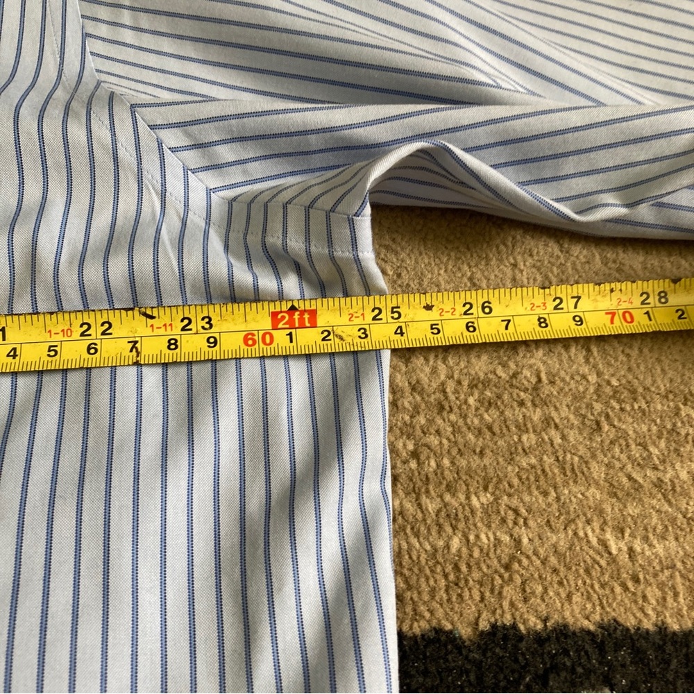 Brooks Brothers Golden Fleece Striped Button Up Shirt Long Sleeve Men's 16.5-33 - Picture 7 of 9